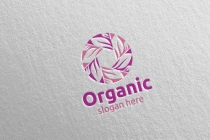 Infinity Natural and Organic Logo design template Screenshot 2