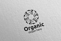 Infinity Natural and Organic Logo design template Screenshot 3