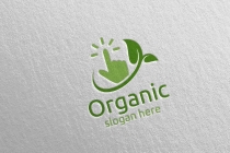 Online Natural and Organic Logo design template Screenshot 5