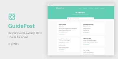 GuidePost - A Knowledge Base Theme For Ghost