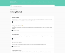 GuidePost - A Knowledge Base Theme For Ghost Screenshot 2