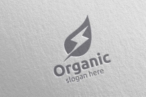 Fast Natural And Organic Logo Design Template Screenshot 3