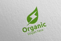 Fast Natural And Organic Logo Design Template Screenshot 5
