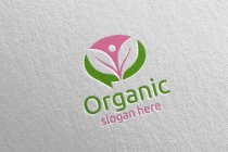Chat Or Blog Natural And Organic Logo Design Screenshot 1