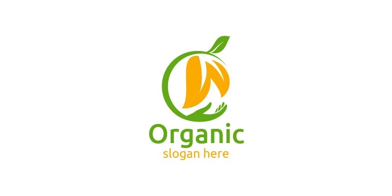 Natural And Organic Logo Design Template