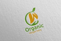 Natural And Organic Logo Design Template Screenshot 5