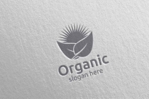 Natural And Organic Logo Design Template Screenshot 5