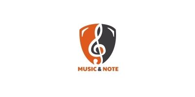 Orchestra Music Logo template