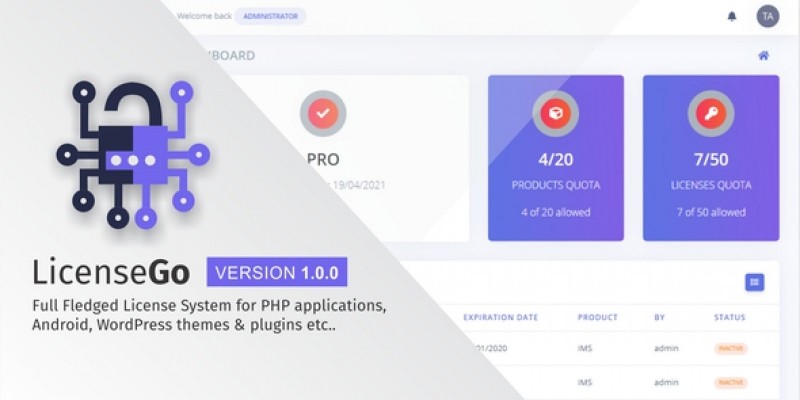 LicenseGo - Advance License PHP System