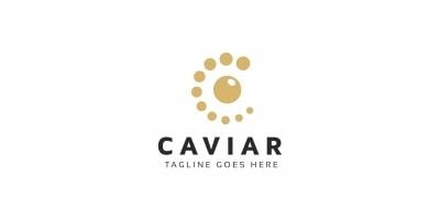 Caviar C Letter Logo