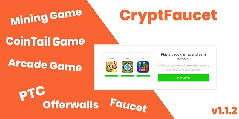 CryptFaucet - Bitcoin Faucet Script