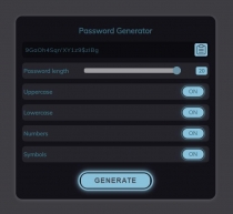 Password Generator JavaScript Screenshot 2