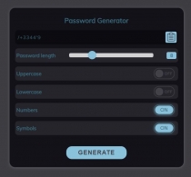 Password Generator JavaScript Screenshot 3