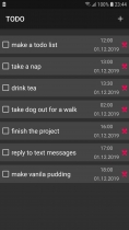 Simple TODO list - Android Source Code Screenshot 2