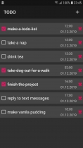 Simple TODO list - Android Source Code Screenshot 3