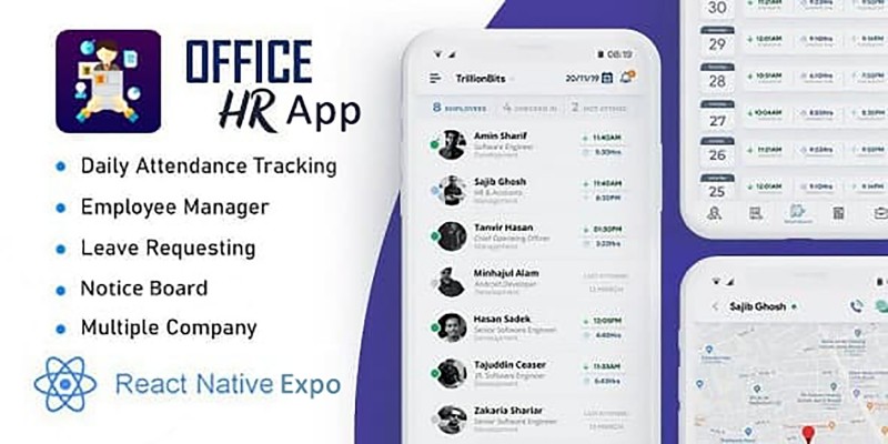 Office HR App - React Native App Template