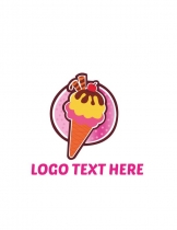 Ice Cream Logo Template Screenshot 1