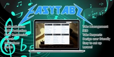 EasyTabs - Laravel Music Tabs Management