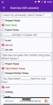 English Tenses Practice - Android Source Code Screenshot 3