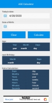 Age Calculator - Android Source Cod Screenshot 3