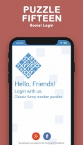 Puzzle Fifteen Number - Android Source Code Screenshot 2