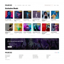 Musico - Premium Music Download Site HTML Template Screenshot 2