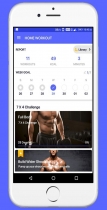 Home workout - Fitness - Android Mobile App Screenshot 2