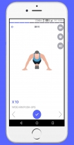 Home workout - Fitness - Android Mobile App Screenshot 4