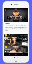 Home workout - Fitness - Android Mobile App Screenshot 5