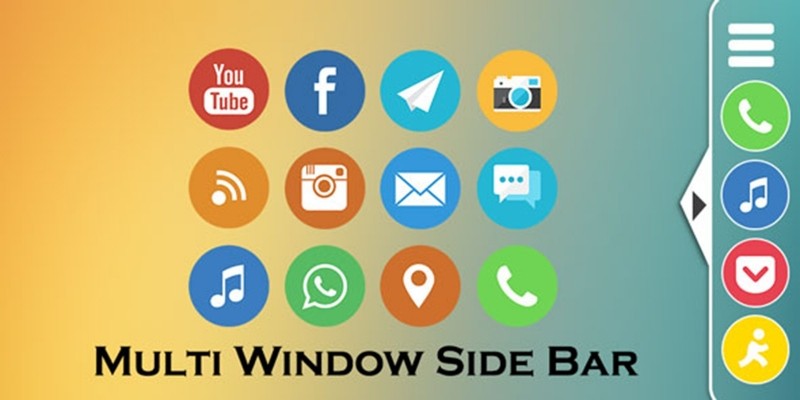 Multi Window Side Bar - Android Source Code