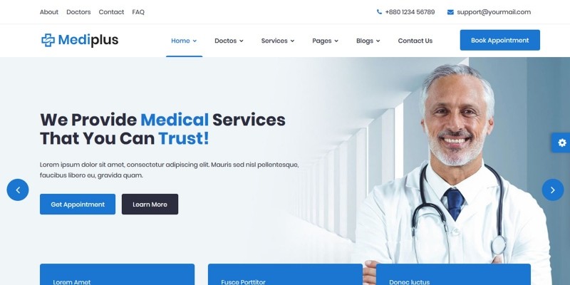 Mediplus - Medical and Doctor HTML Template