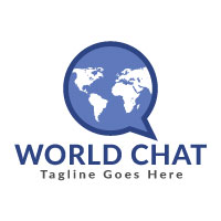 World Chat Logo Design