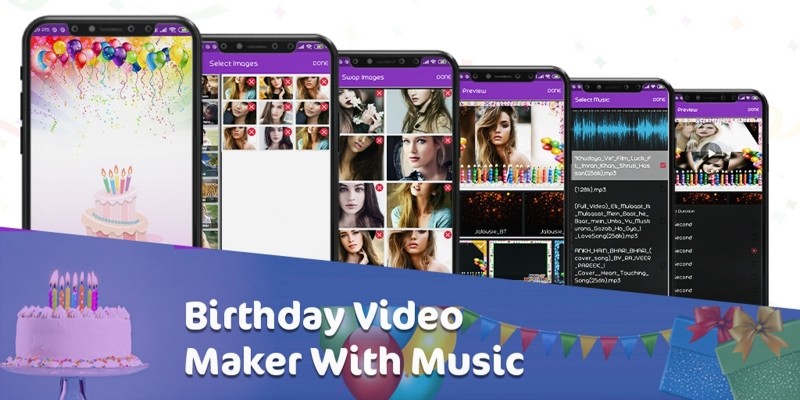 Birthday Video Maker With Music - Android App