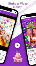 Birthday Video Maker With Music - Android App Screenshot 3