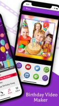 Birthday Video Maker With Music - Android App Screenshot 6