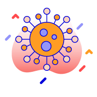  Corona Virus Color Vector icon