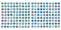 200+ Countries Flag Vector icons Screenshot 2