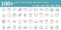 User Interface Design Vector Icons Screenshot 1