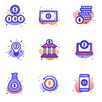 Banking And Finance Vector Icons