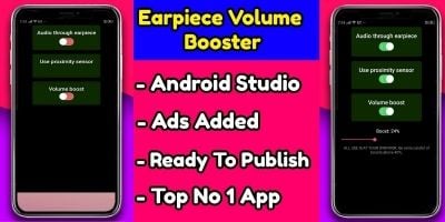 Earpiece Volume Booster - Android App Source Code 