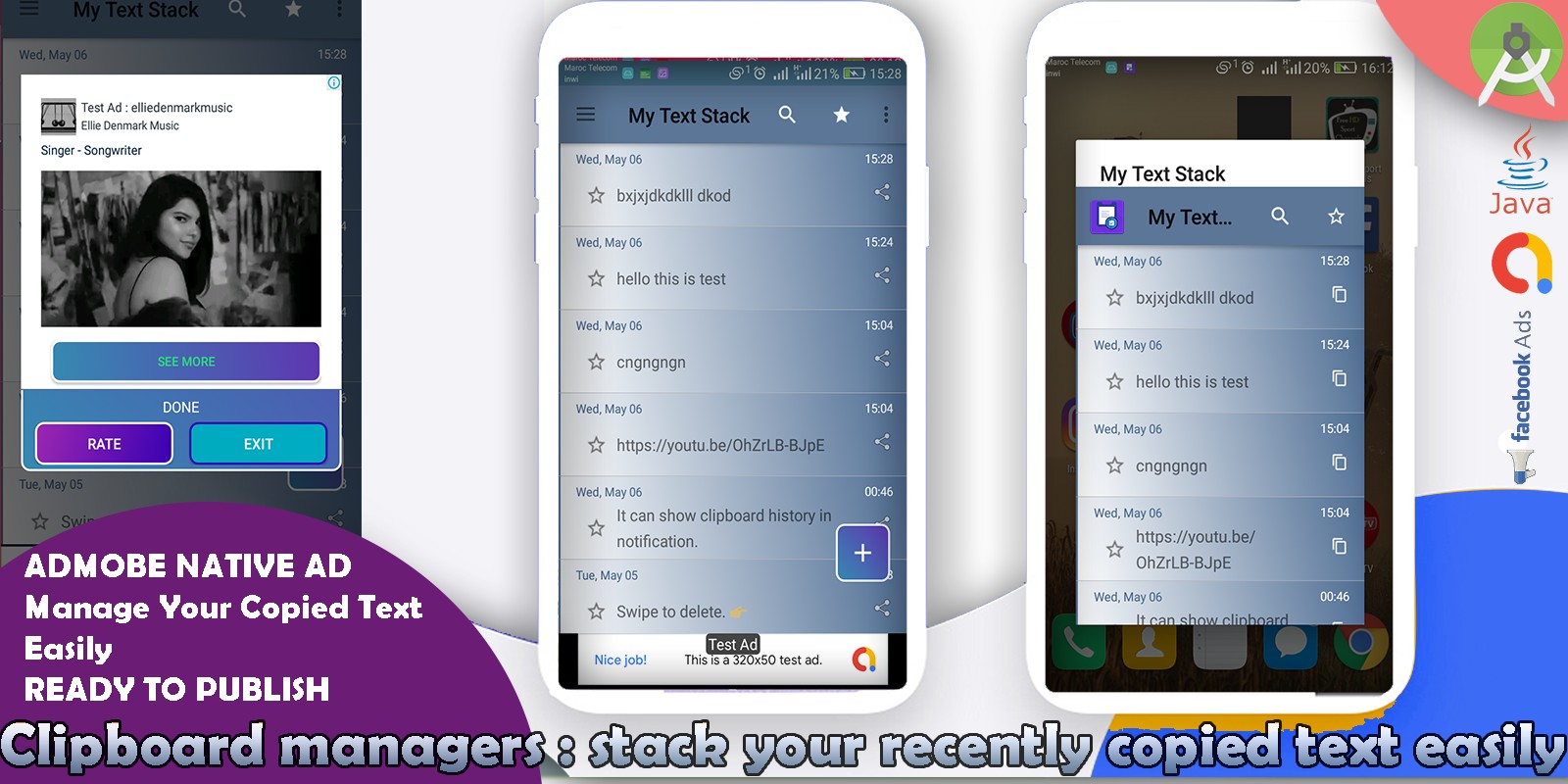 Clipboard Manager Keep History - Android Studio