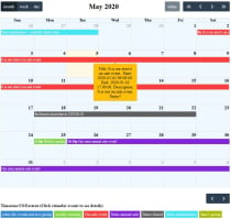 Dragon Calendar WordPress Plugin Screenshot 8