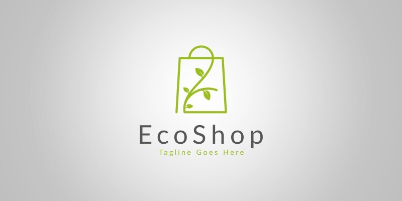 Eco Shop Logo Template