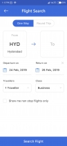 Flight Booking - Android Studio UI Template Screenshot 5