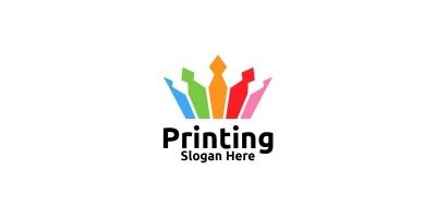 King Printing Company Logo Design