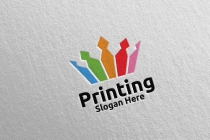 King Printing Company Logo Design Screenshot 5