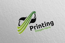 Infinity Printing Company Logo Design Screenshot 1