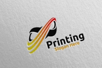 Infinity Printing Company Logo Design Screenshot 2