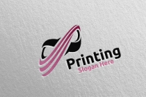 Infinity Printing Company Logo Design Screenshot 3