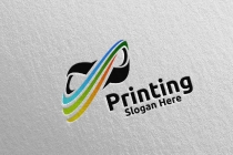 Infinity Printing Company Logo Design Screenshot 5